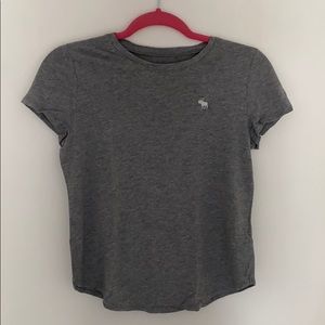 abercrombie kids gray short sleeve